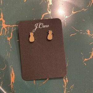 New J. Crew Pineapple Stud Earrings🍍